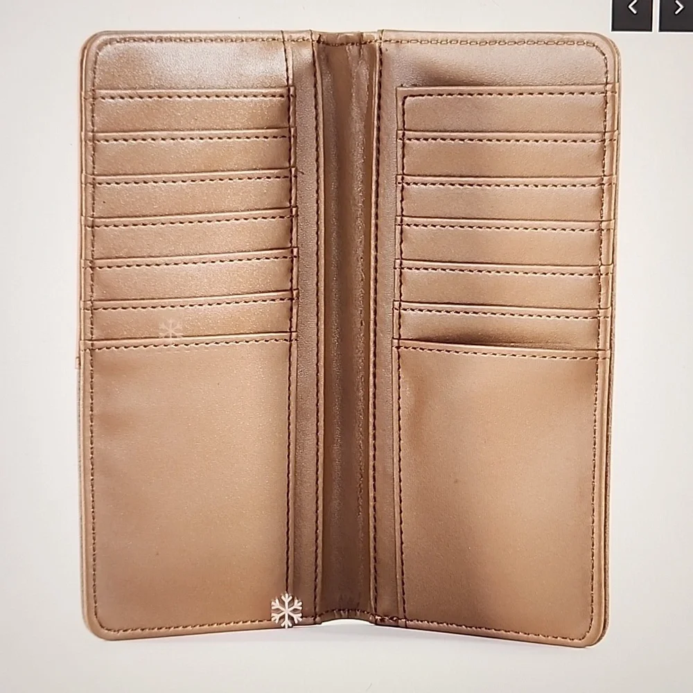 Lone 🌟 Star Concho Long Bifold PU Leather Wallet Montana West
